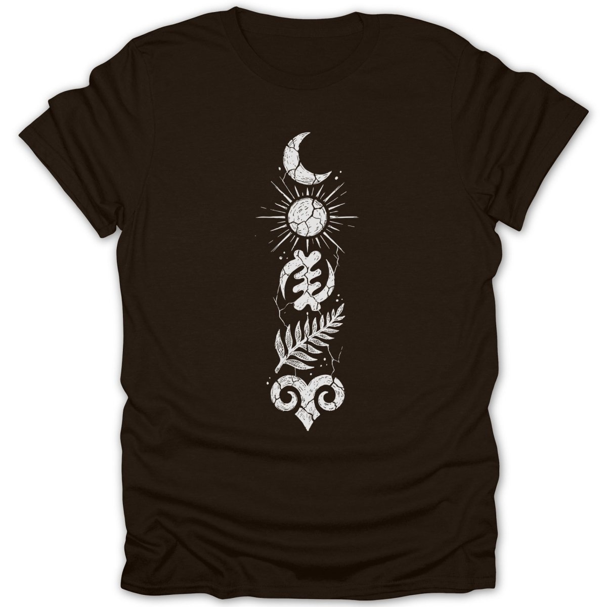Distressed Celestial Adinkra Tee - Zion Threadz