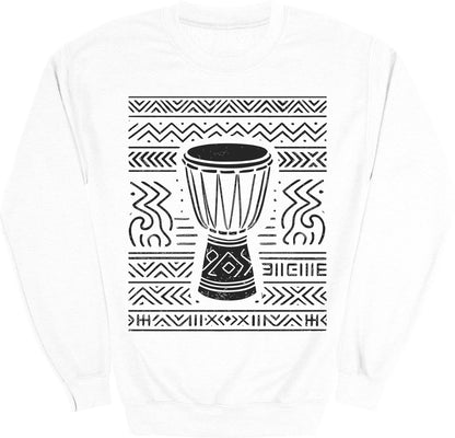 Tribal Drum Pattern Sweatshirt - Zion Threadz