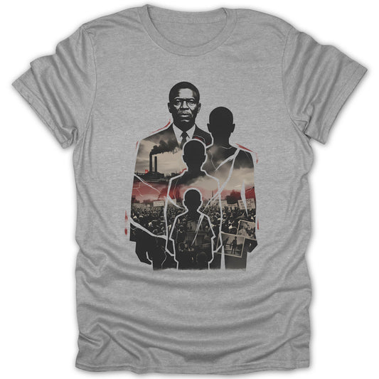 Powerful Legacy Graphic Tee with Historical Imagery