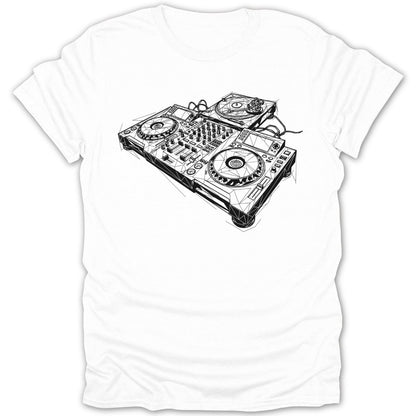 Abstract DJ Mixing Console Tee - Zion Threadz