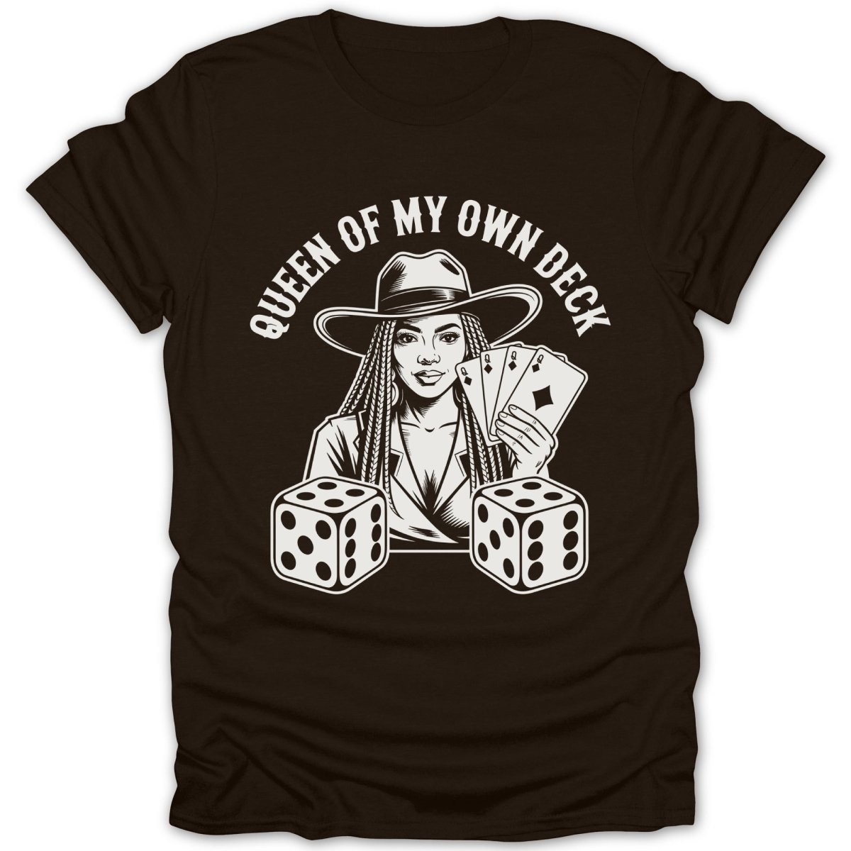 Queen of My Own Deck Tee - Zion Threadz