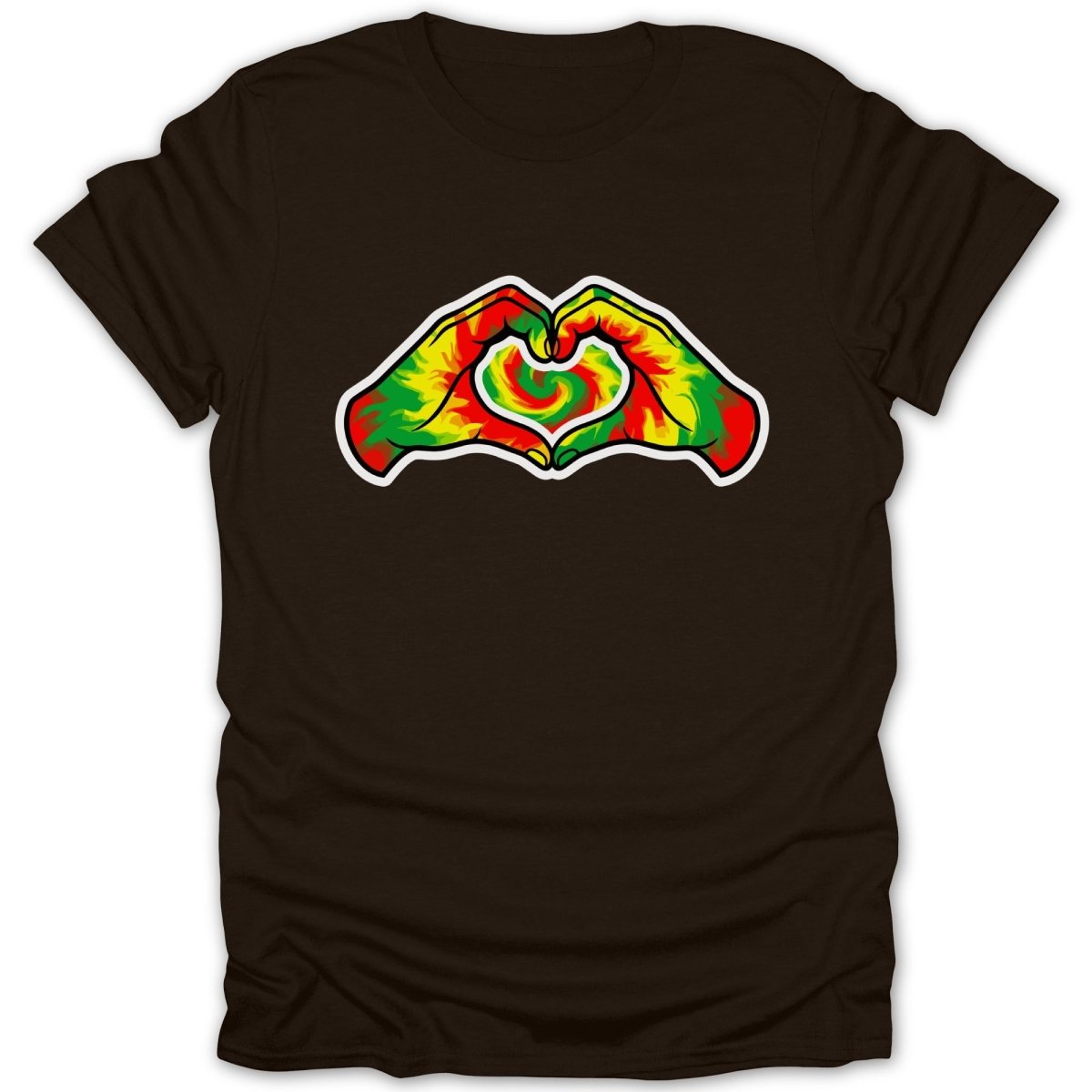 Hands Heart Rasta Tee - Zion Threadz