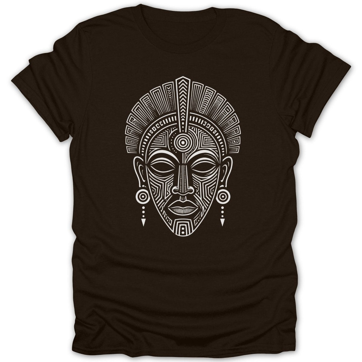 Ancient Spirit Wood Pattern Mask Tee - Zion Threadz