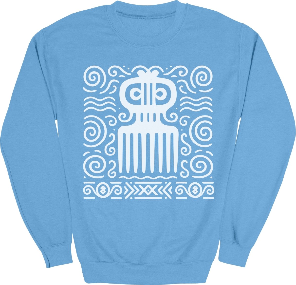 Adinkra Comb Pattern Sweatshirt - Zion Threadz
