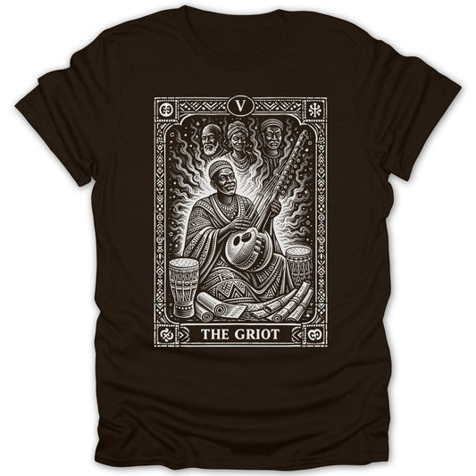 The Griot Tarot Card Tee - Zion Threadz