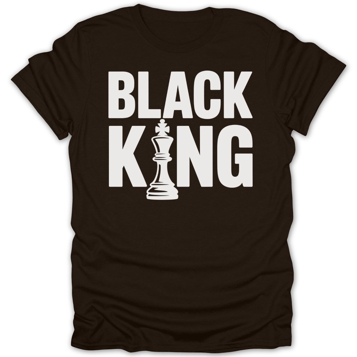 Black King Chess Piece Tee - Zion Threadz