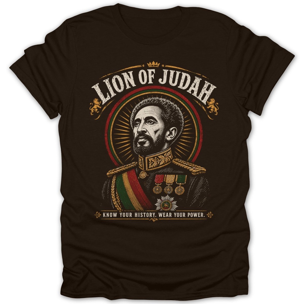 Haile Selassie Lion of Judah Tee - Zion Threadz