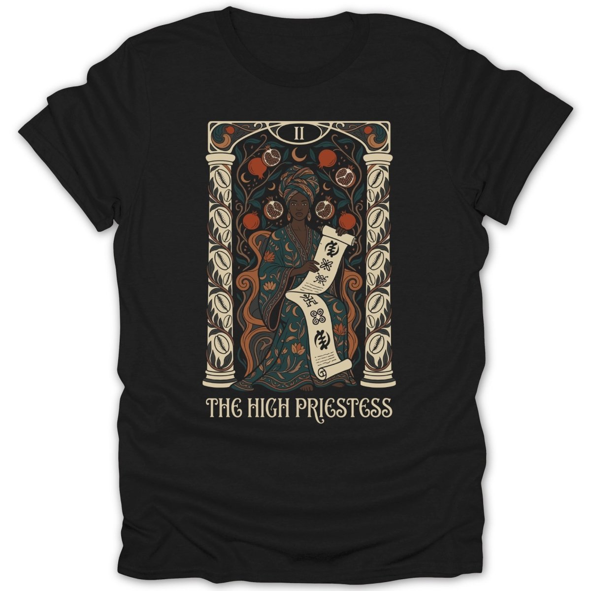 High Priestess Color Tarot Tee - Zion Threadz
