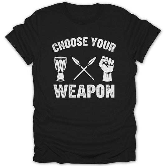 Choose Your Weapon Tee - Zion Threadz