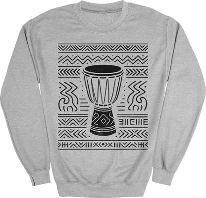 Tribal Drum Pattern Sweatshirt - Zion Threadz