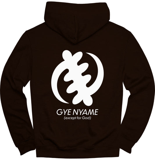 Gye Nyame Except for God Hoodie with Adinkra Symbol