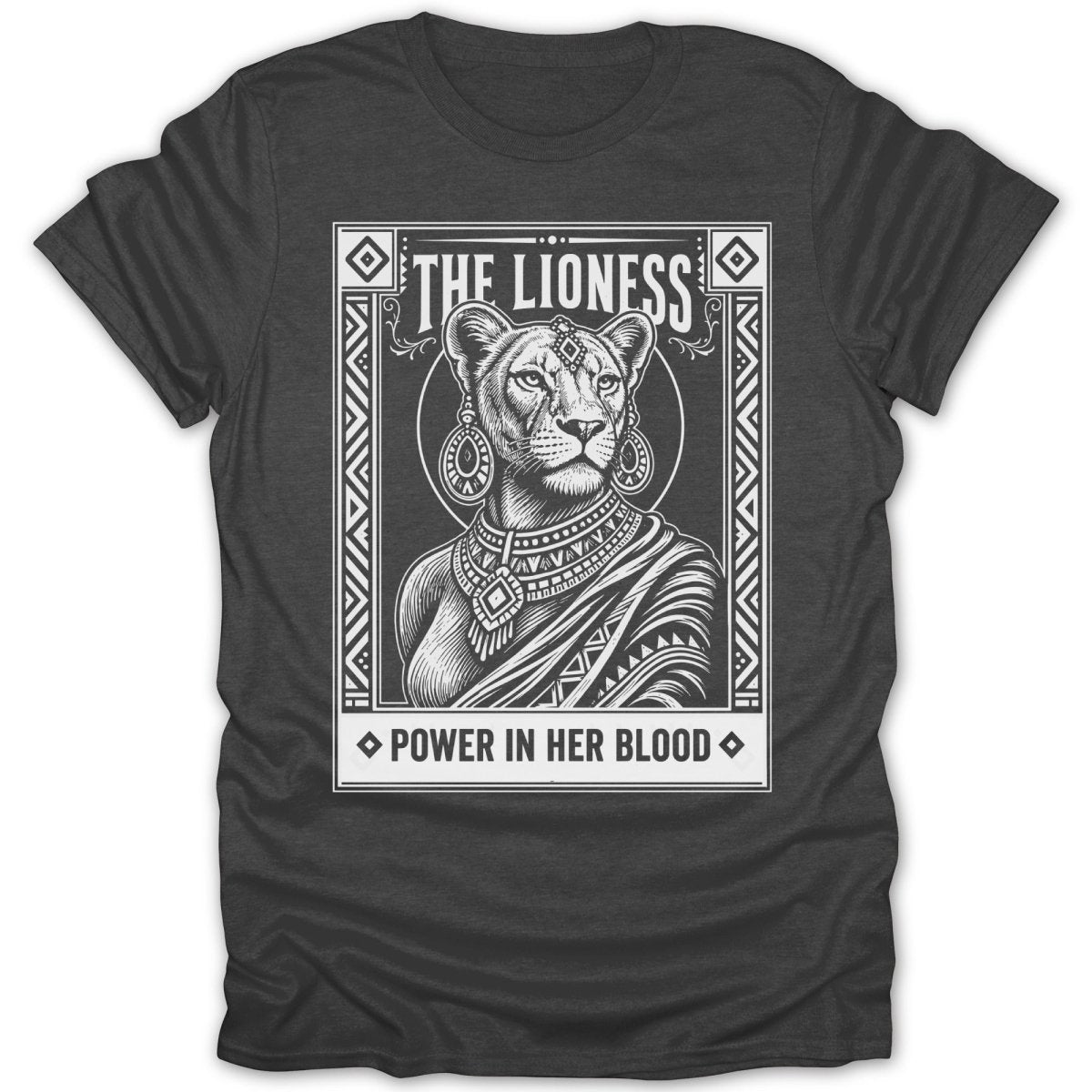 The Lioness: Power In Her Blood Tee - Zion Threadz