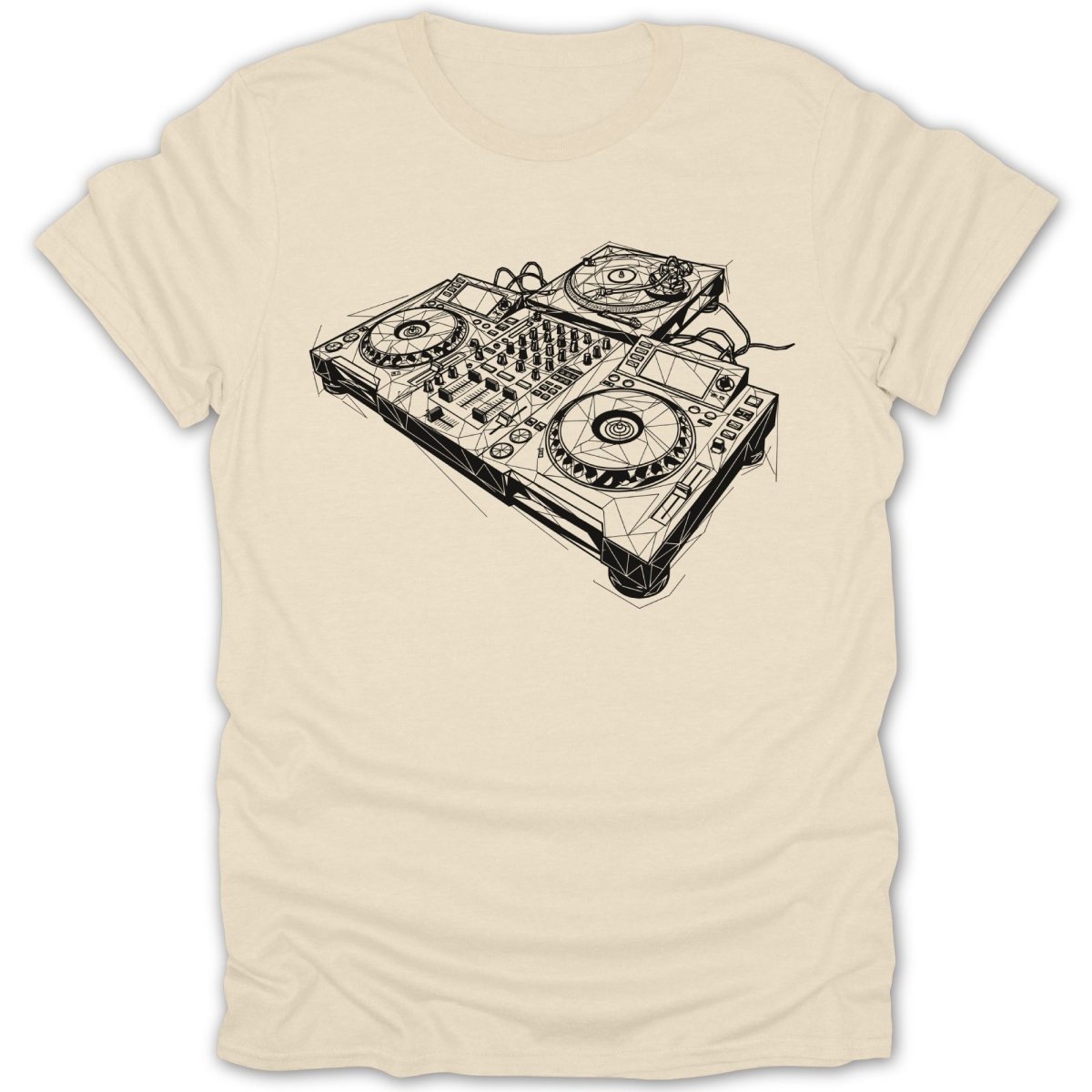 Abstract DJ Mixing Console Tee - Zion Threadz