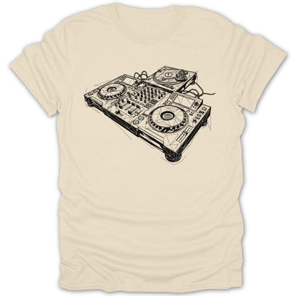 Abstract DJ Mixing Console Tee - Zion Threadz