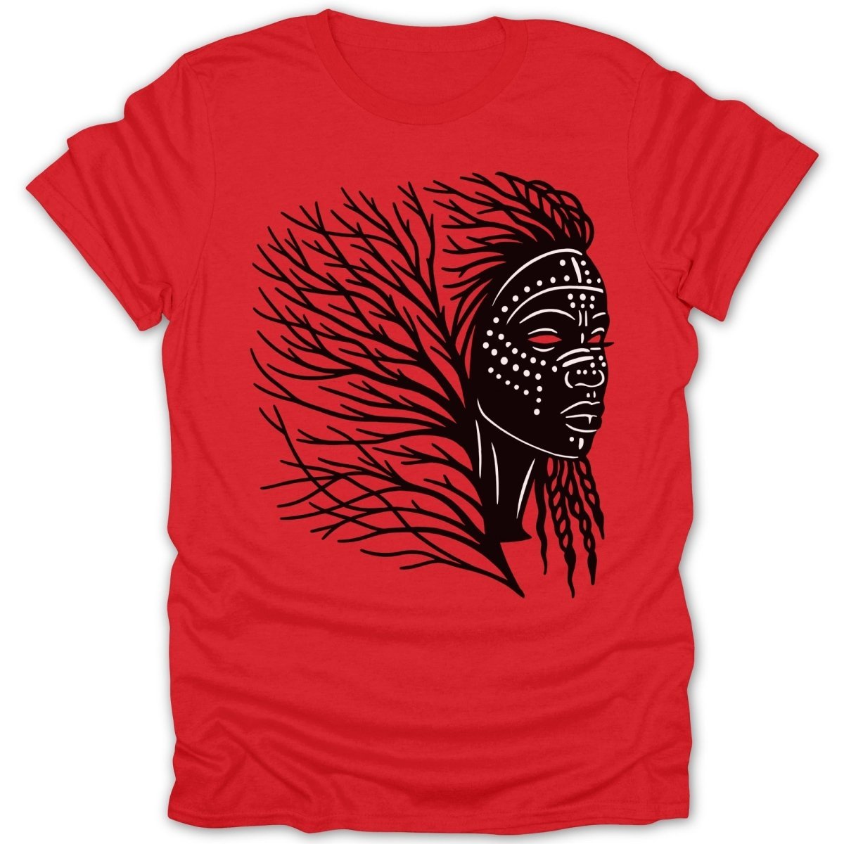 Abstract Tribal Woman Tree Tee - Zion Threadz