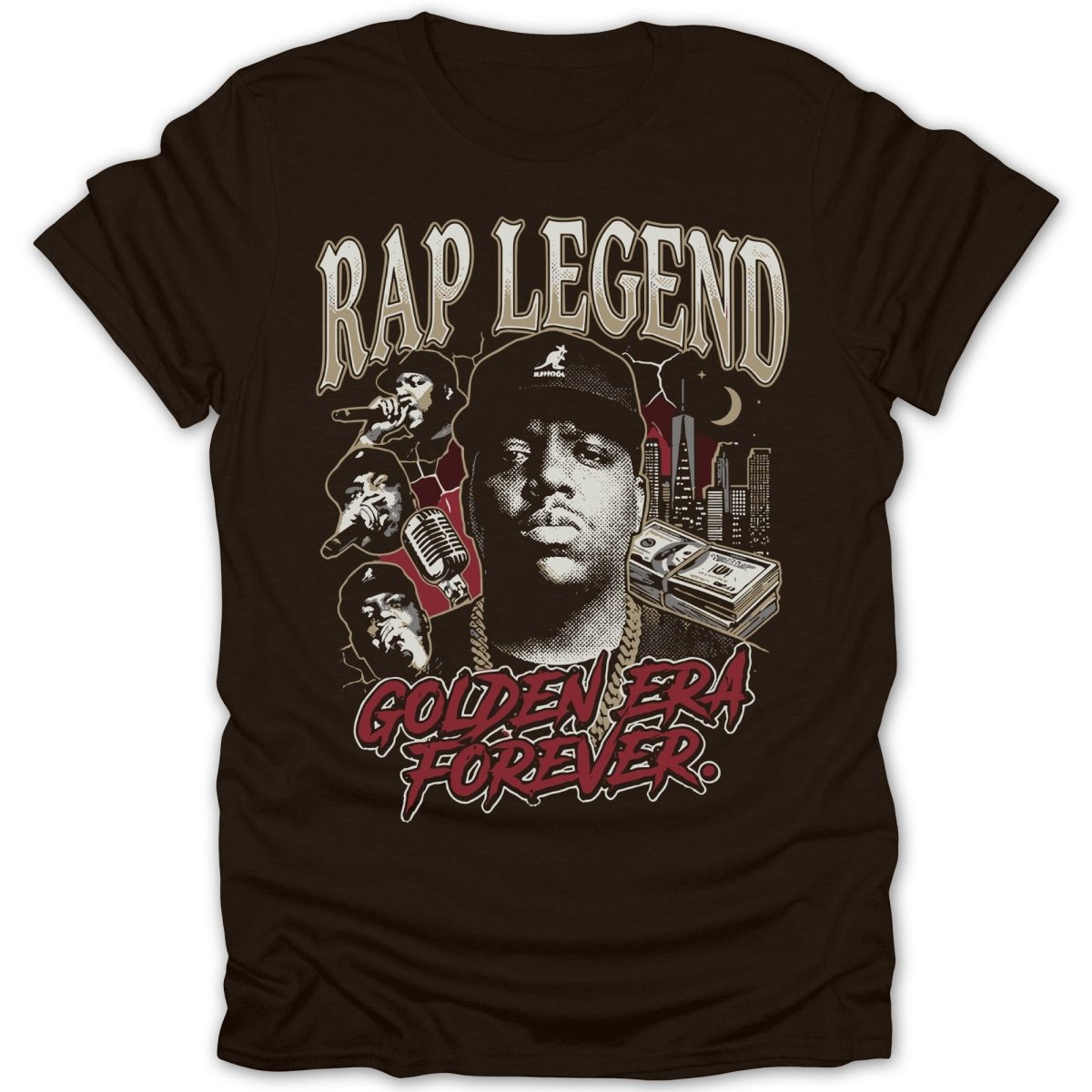 Rap Legend Golden Era Tee - Zion Threadz