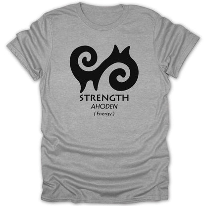 Adinkra Ahoden Strength Tee - Zion Threadz