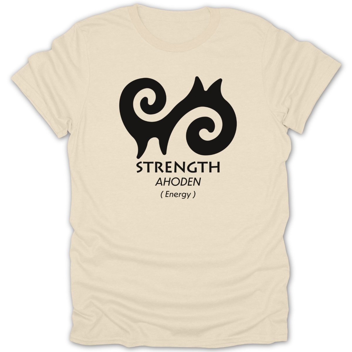 Adinkra Ahoden Strength Tee - Zion Threadz