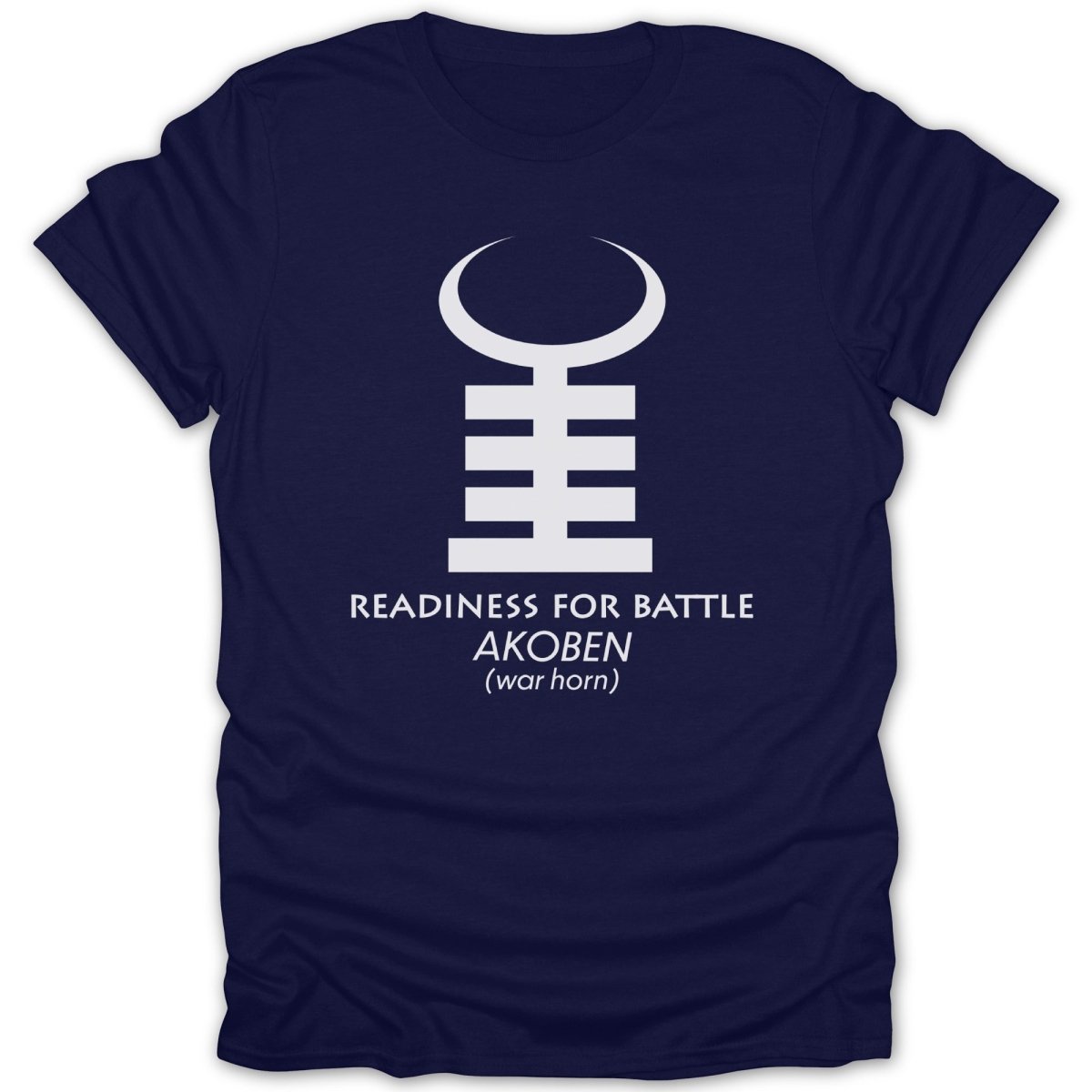 Adinkra Akoben War Horn Tee - Zion Threadz
