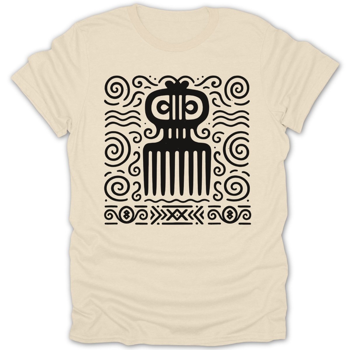 Adinkra Comb Pattern Tee - Zion Threadz