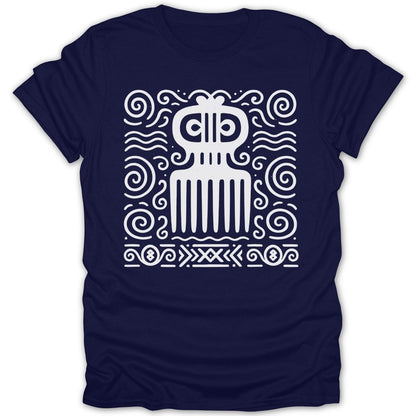 Adinkra Comb Pattern Tee - Zion Threadz