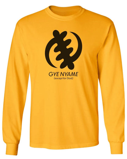 Adinkra Gye Nyame Except For God Long Sleeve - Zion Threadz