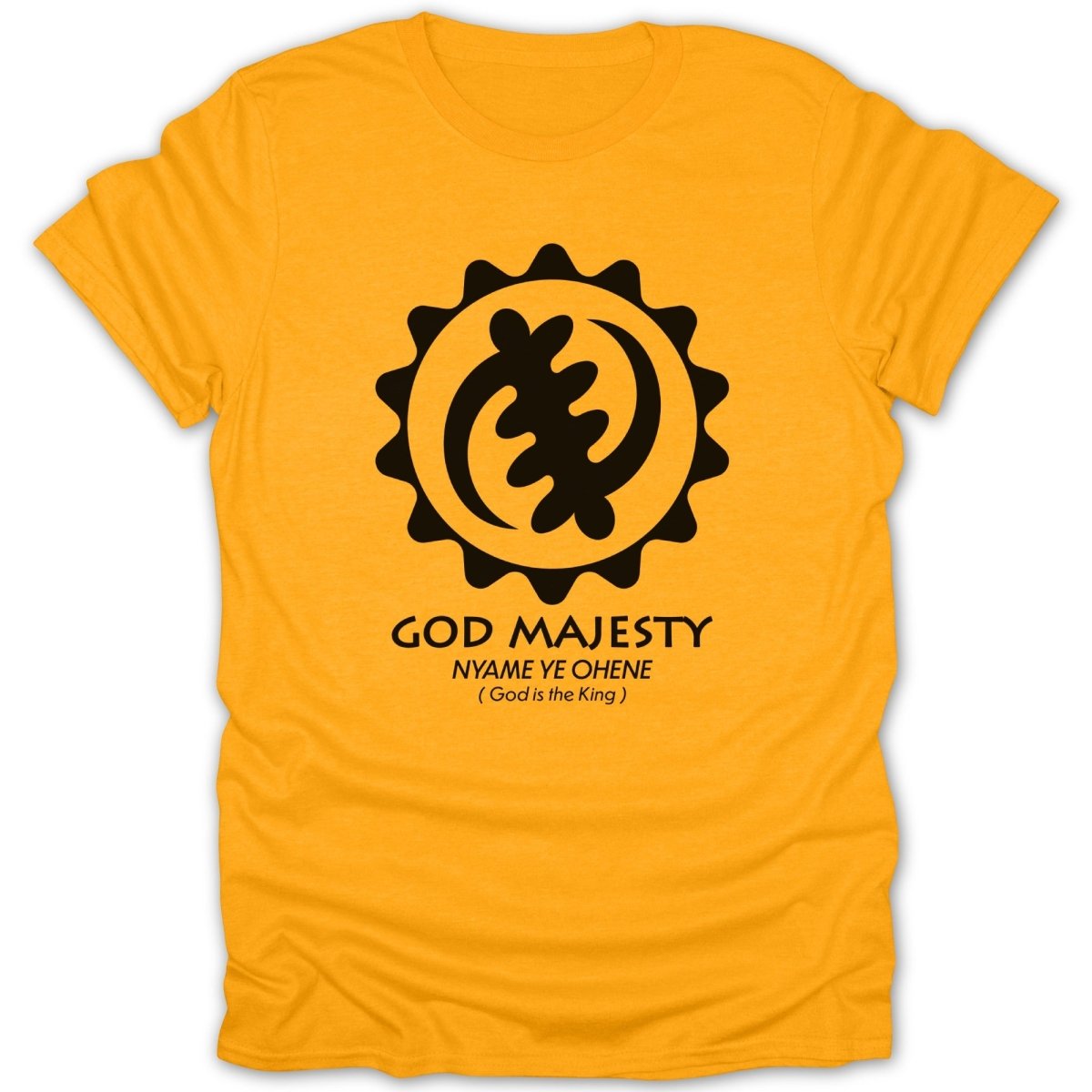 Adinkra Nyame Ye Ohene Tee - Zion Threadz