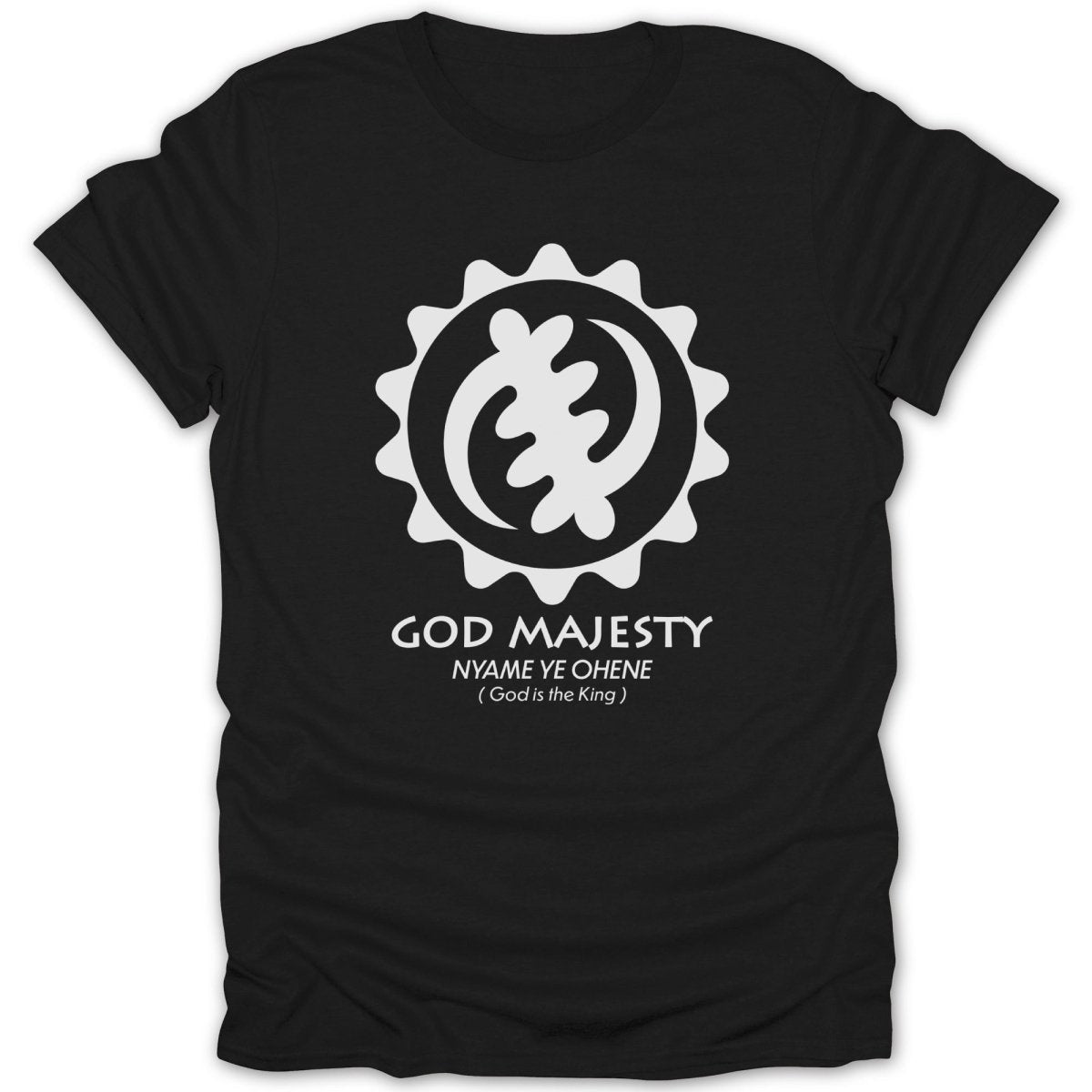 Adinkra Nyame Ye Ohene Tee - Zion Threadz