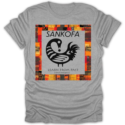 Adinkra Sankofa Color Pattern Tee - Zion Threadz