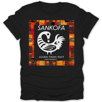 Adinkra Sankofa Color Pattern Tee - Zion Threadz