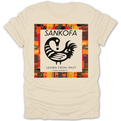 Adinkra Sankofa Color Pattern Tee - Zion Threadz