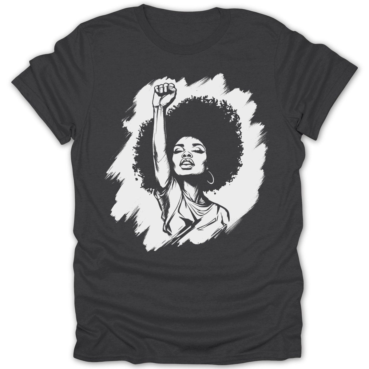 Afro Woman Power Tee - Zion Threadz