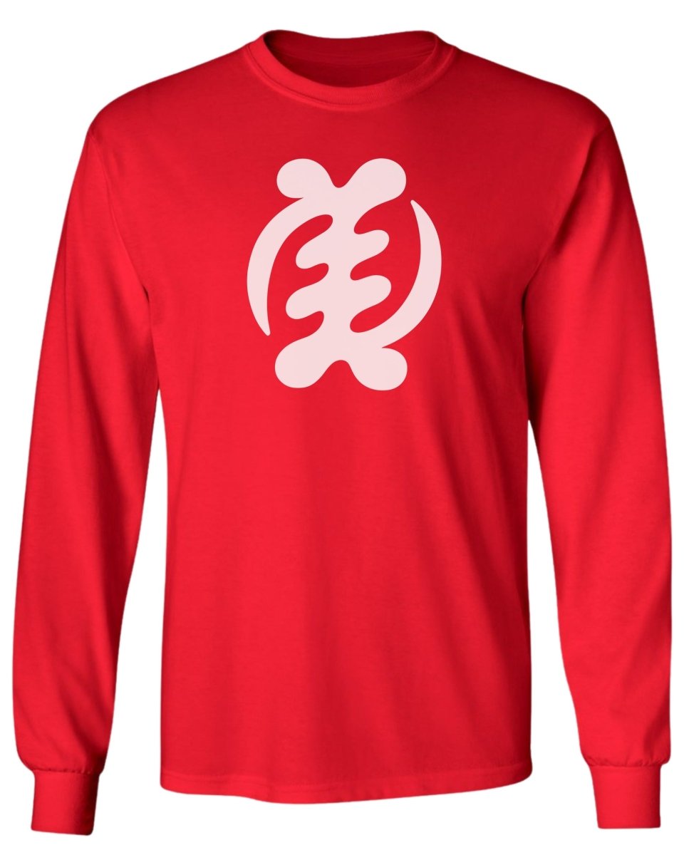 Adinkra Gye Nyame God Long Sleeve Tee - Zion Threadz