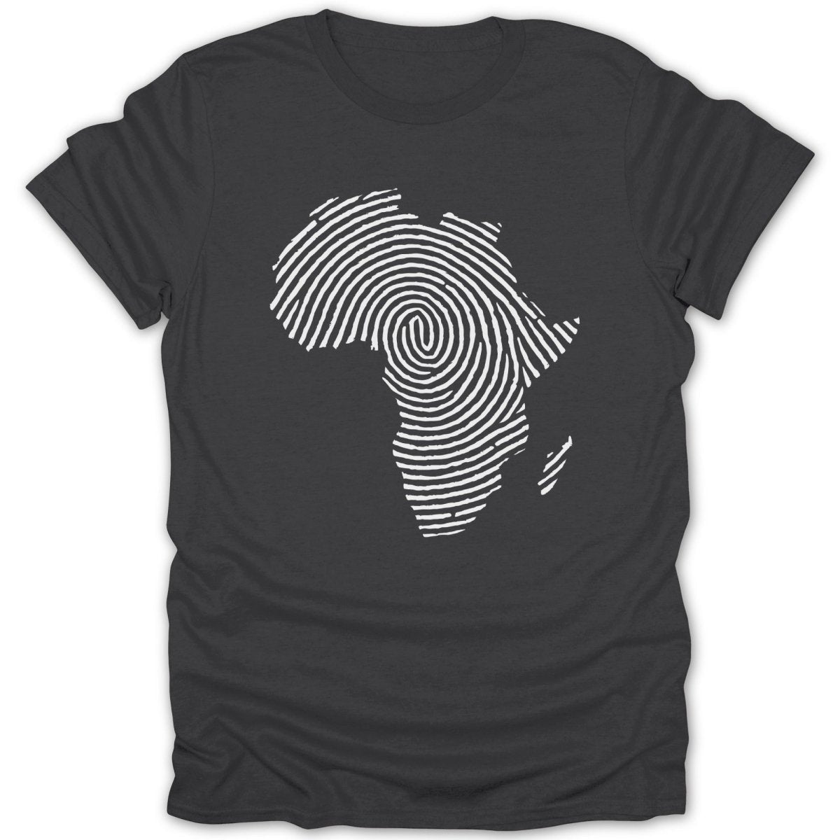 Africa Fingerprint BW Tee - Zion Threadz