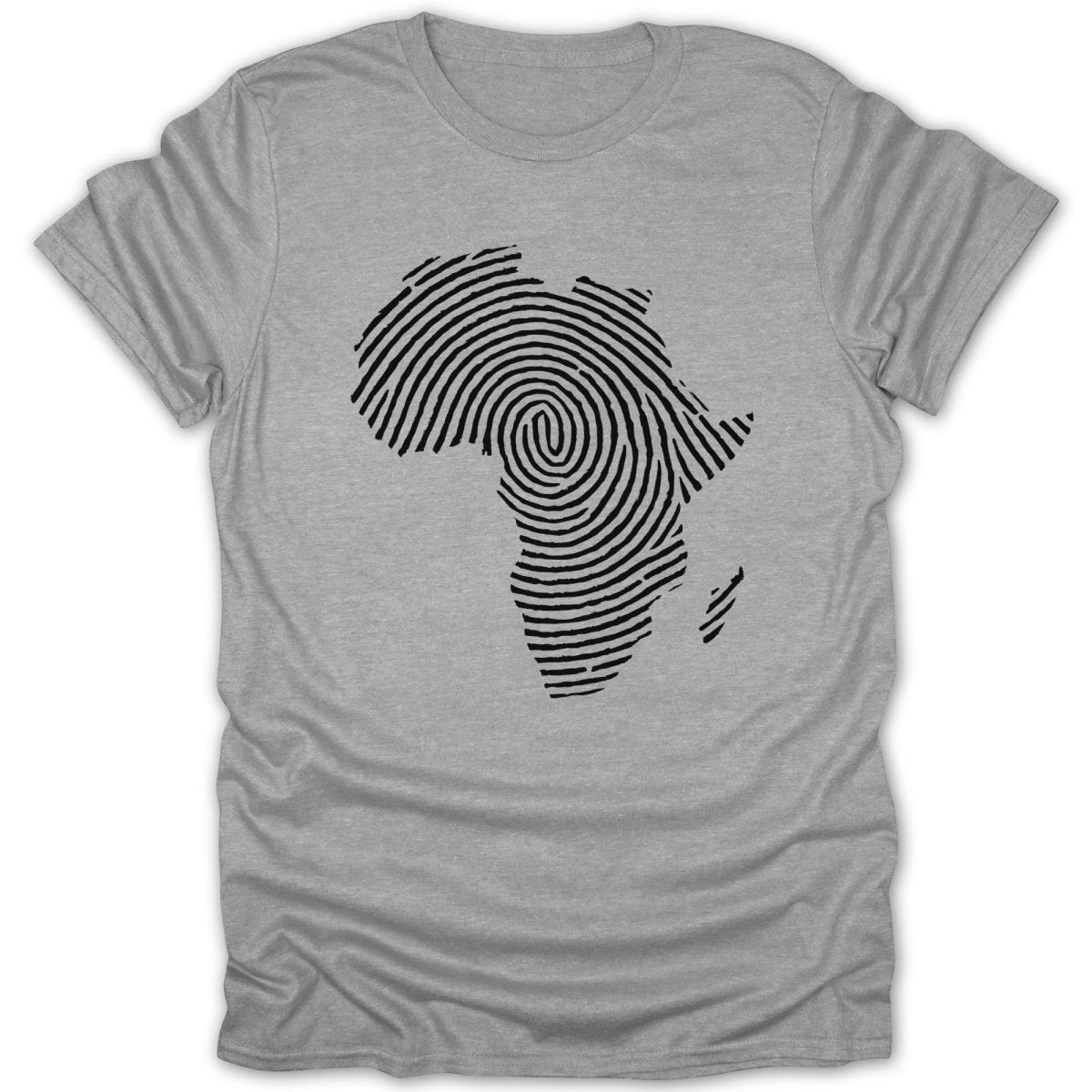 Africa Fingerprint BW Tee - Zion Threadz