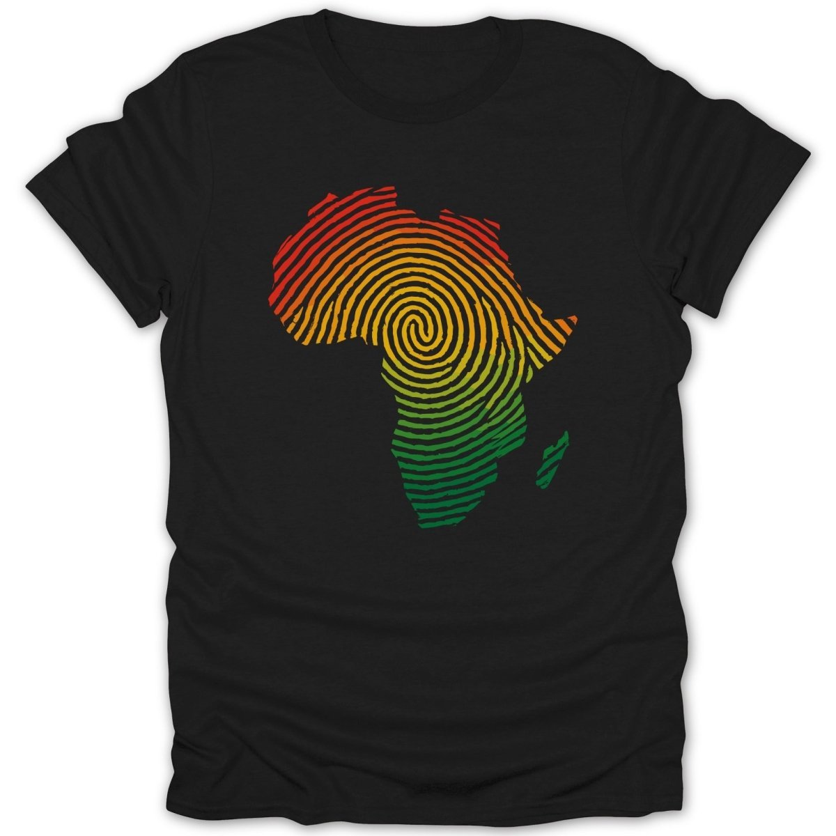 Africa Fingerprint Color Tee - Zion Threadz