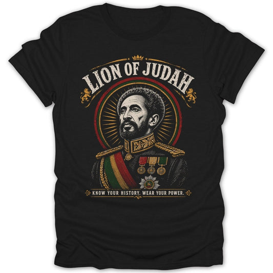 Haile Selassie Lion of Judah Tee - Zion Threadz