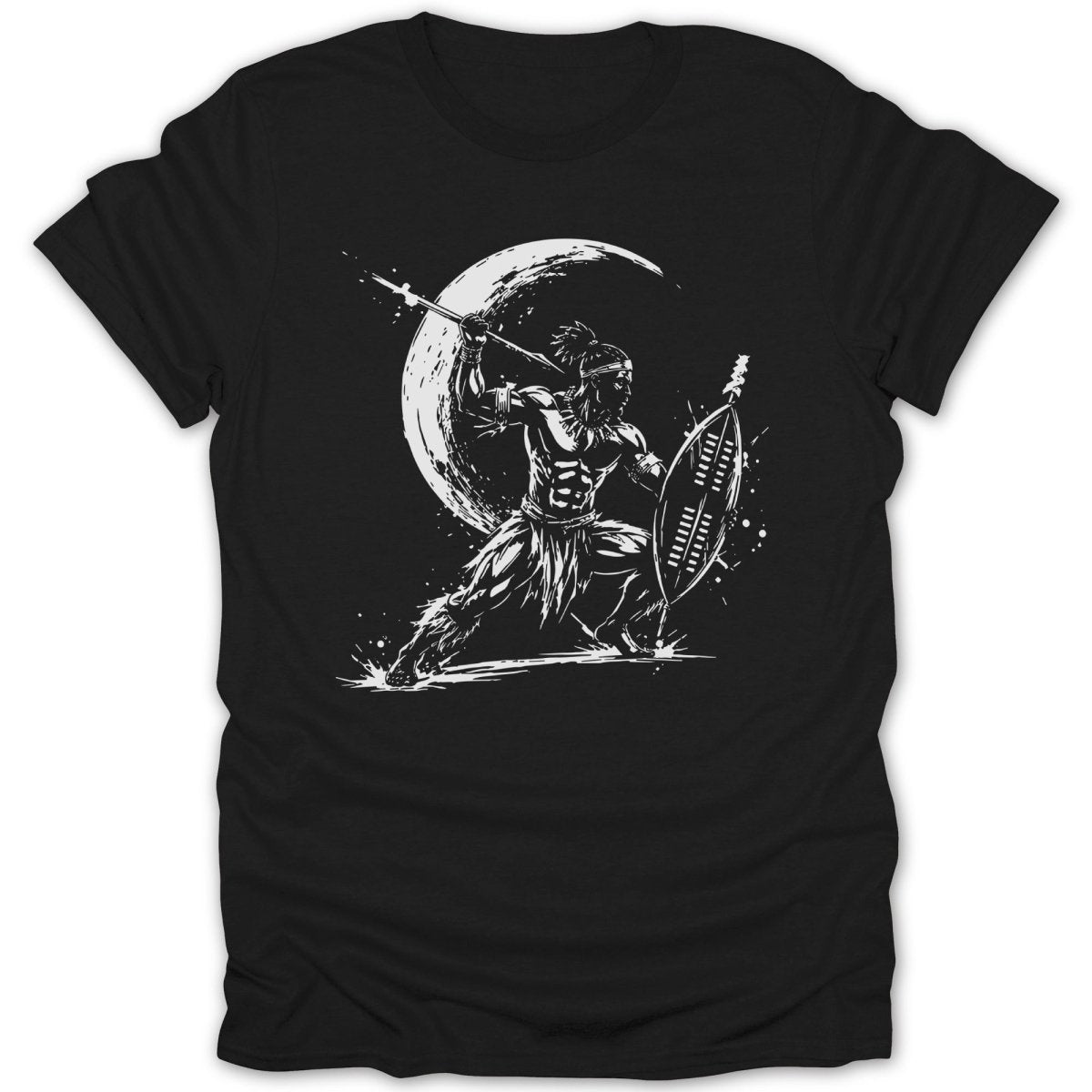 Warrior Shield Moonlit Tee - Zion Threadz