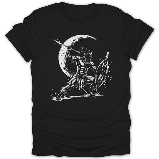 Warrior Shield Moonlit Tee - Zion Threadz