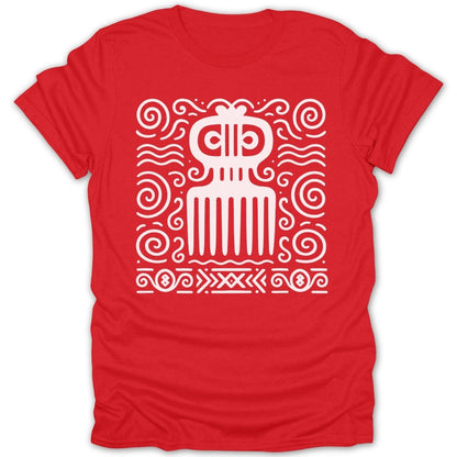 Adinkra Comb Pattern Tee - Zion Threadz