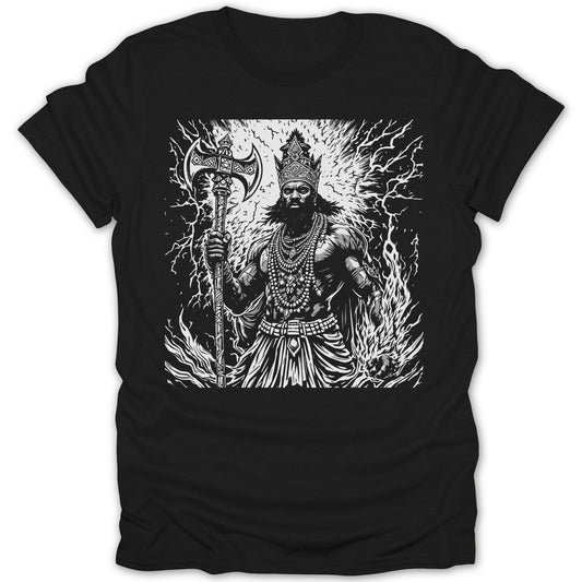 Majestic Warrior with Intricate Details T-shirt