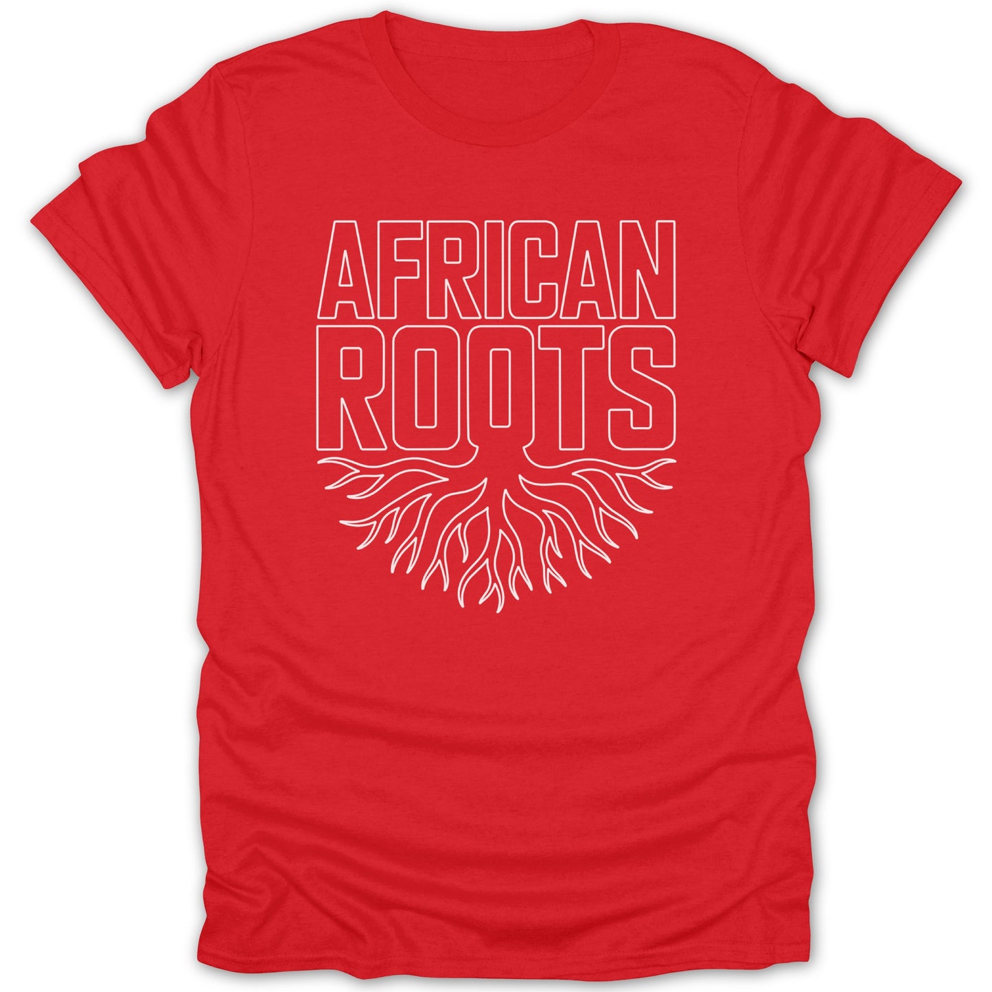 Red African Roots Graphic Tee Shirt product type