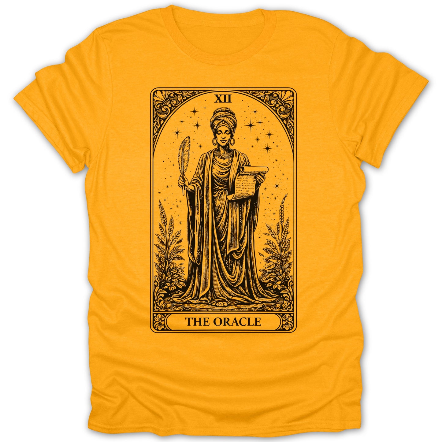 The Oracle XII Tarot Card Illustrated T-Shirt Product