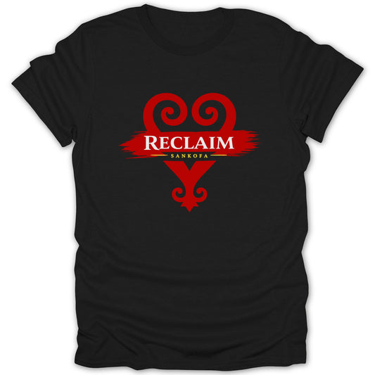 Reclaim Sankofa Black T-Shirt product type