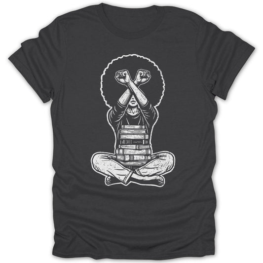 Knowledge Is Power Distressed Tee - Zion Threadz