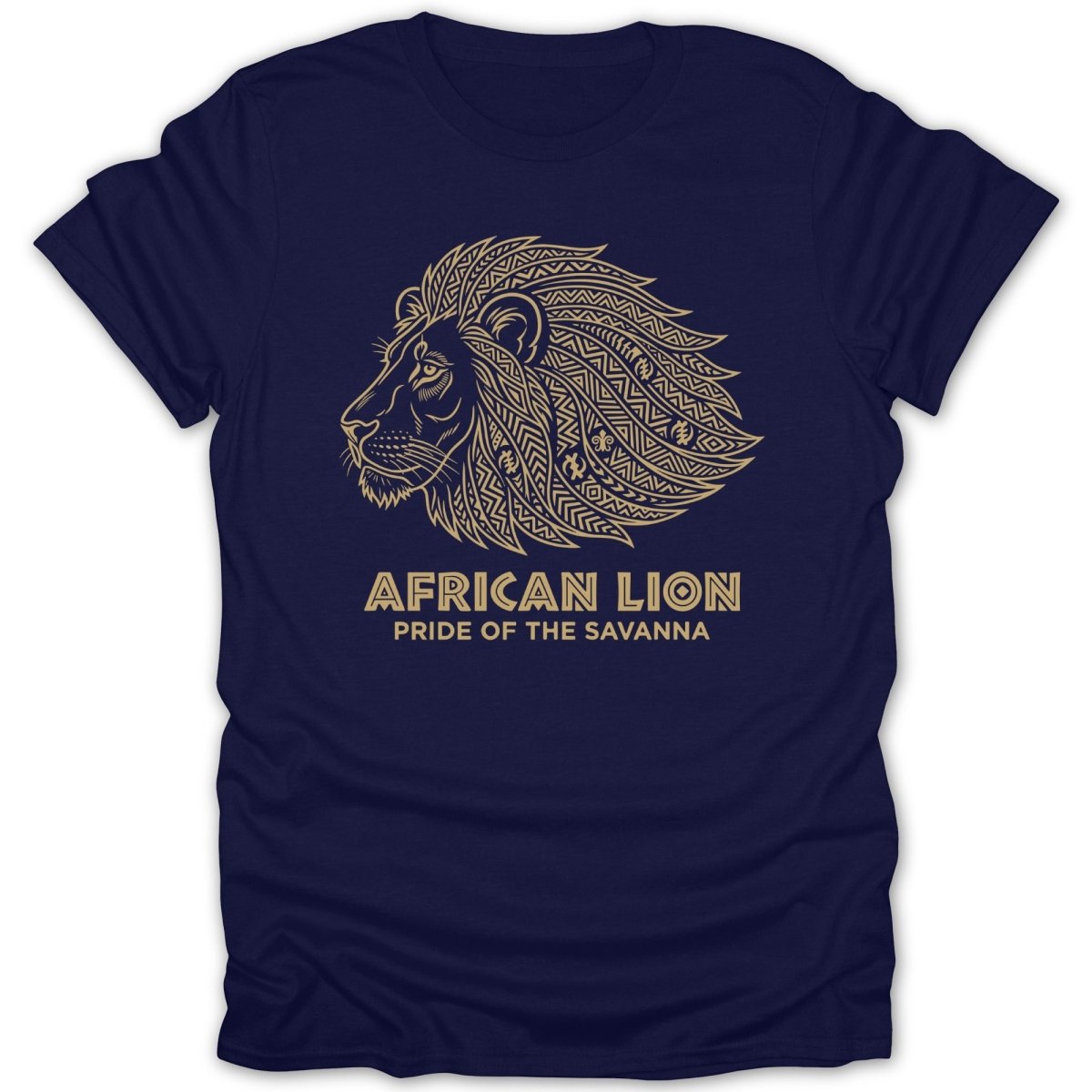 African Lion Pride Of The Savanna Tee - Zion Threadz