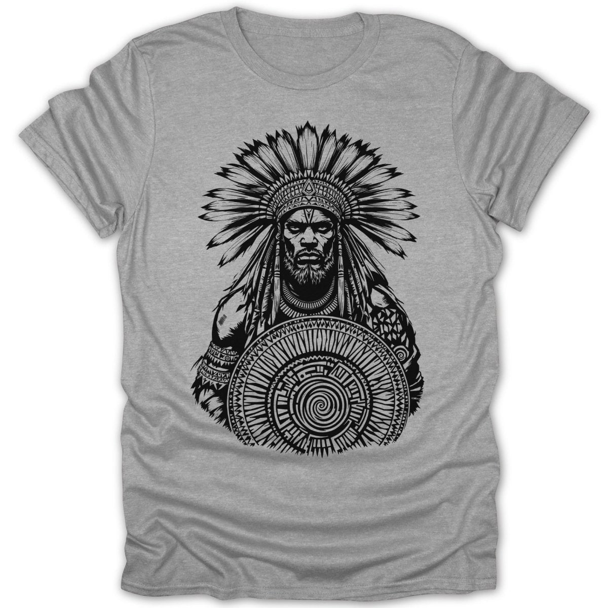 Tribal Warrior Portrait Tee - Zion Threadz
