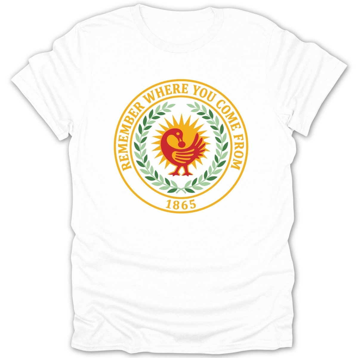Juneteenth Sankofa Heritage Emblem Tee - Zion Threadz