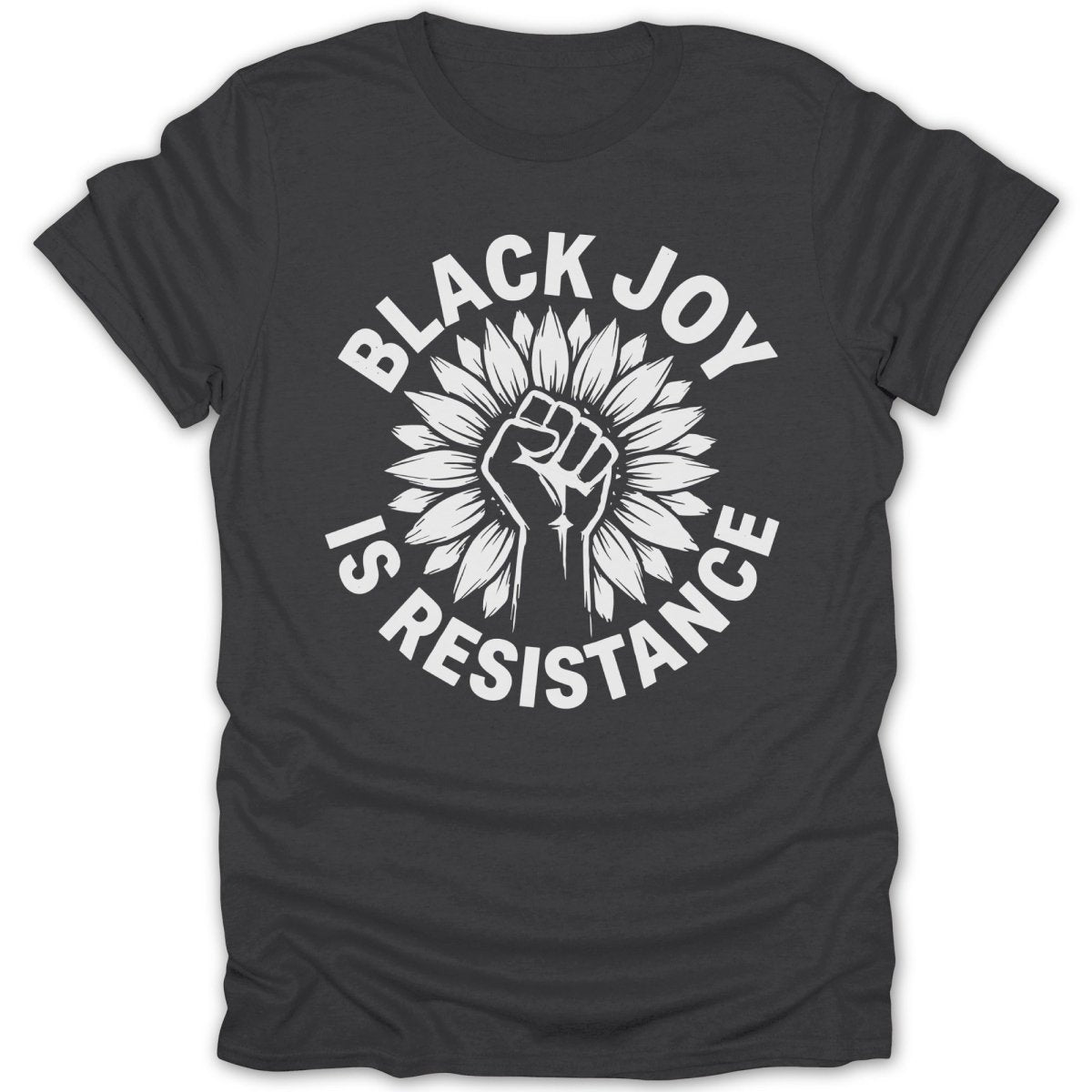 Black Joy Is Resistance BW Tee - Zion Threadz