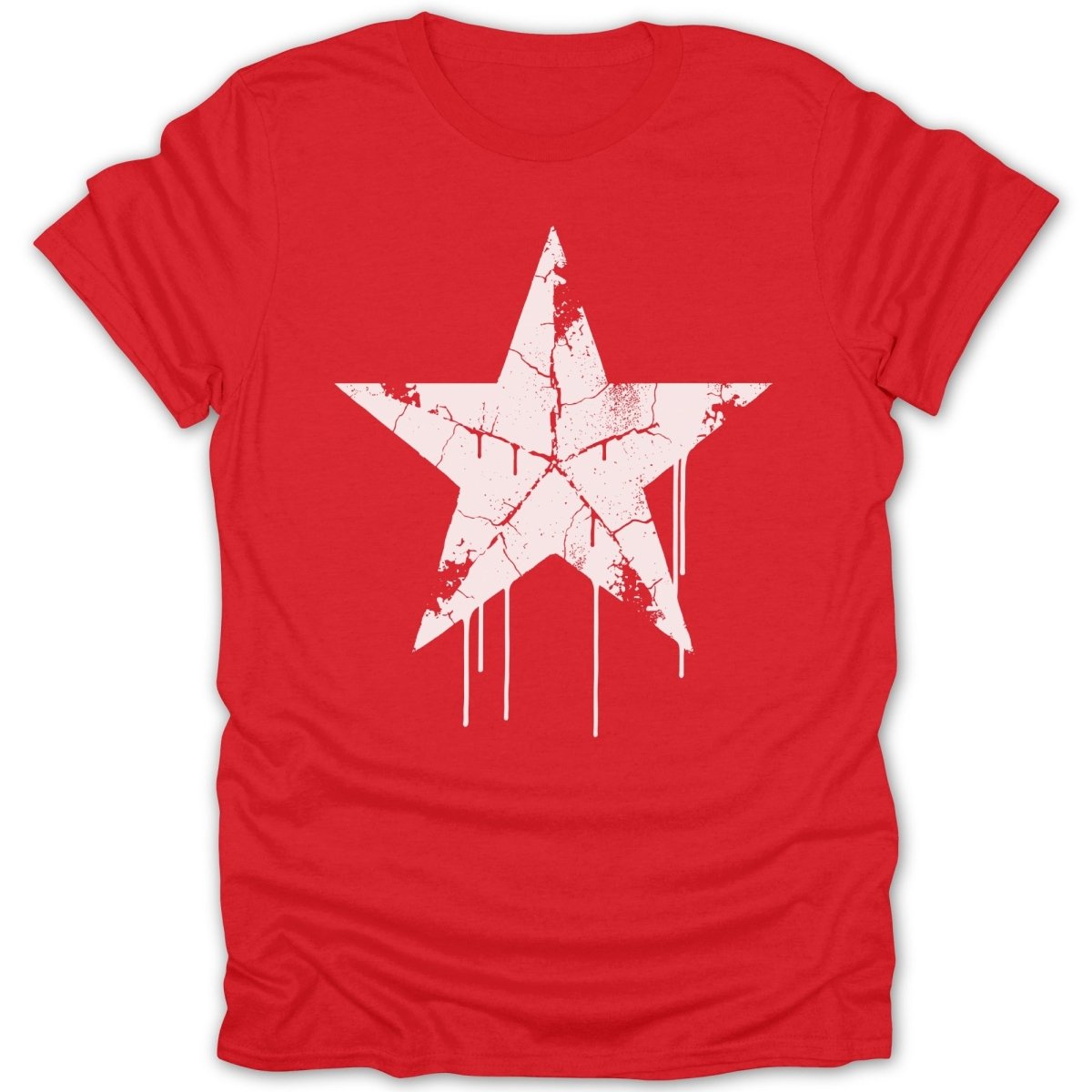Black Star Grunge Tee - Zion Threadz
